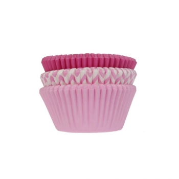 Cupcake Backförmchen - Pink Assortiert